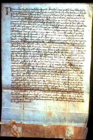 Документ 1349 года, касающийся производства Пармиджано-Реджано