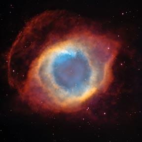 Фотография «Ока Бога», сделанная с помощью американского космического телескопа «Хаббл». Снимок в в видимом излучении в 2003 году.