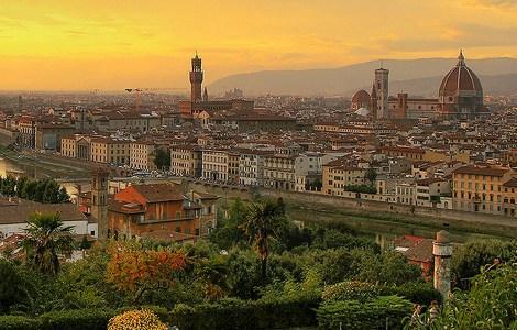 Вид на современную Флоренцию